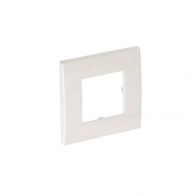 OBO AR45-F1 RW Abdeckrahmen Modul 45 1fach 84x84mm PC rws RAL9010 6119322