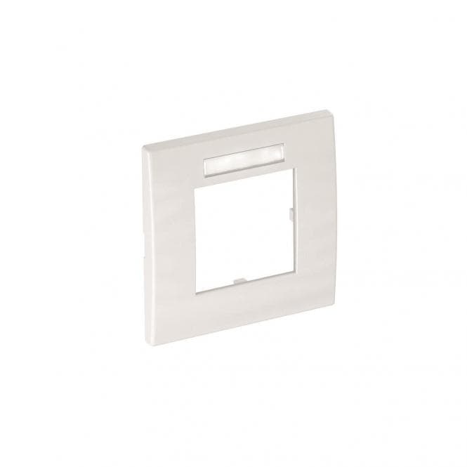 OBO AR45-BF1 RW Abdeckrahmen Modul 45 1fach 84x84mm PC rws RAL9010 6119332