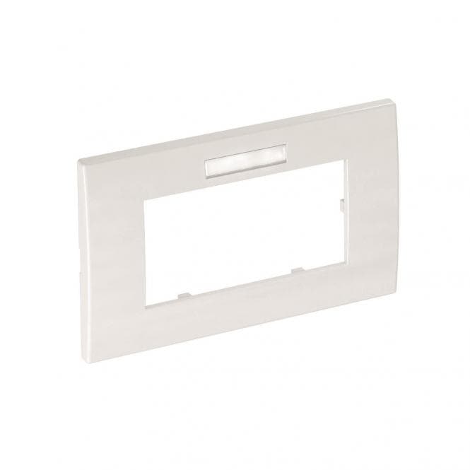 OBO AR45-BF2 RW Abdeckrahmen Modul 45 ** 2fach 84x140mm PC rws RAL9010 6119352