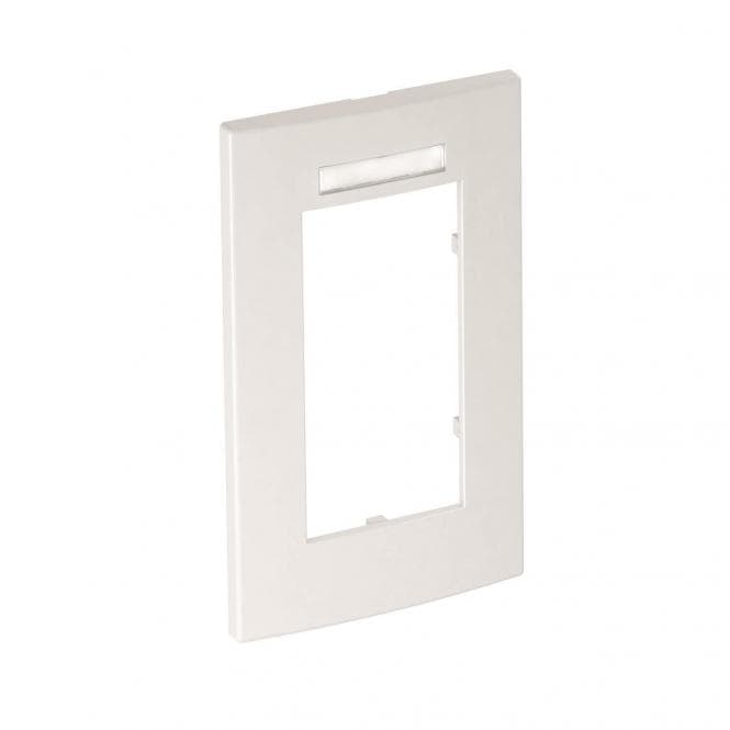 OBO AR45-BSF2 RW Abdeckrahmen Modul 45 2fach 84x140mm PC rws RAL9010 6119362