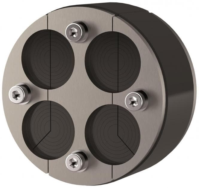 HAUF Ringraumdichtung HRD 100-SG-4/8-30 für 4 Kabel D 8-30mm