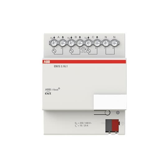 ABB EM/S3.16.1 Energiemodul, EM/S3.16.1 3F, 16/20A, REG