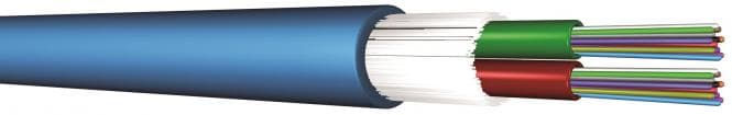 LWL Universalkabel U-DQ(ZN)BH 24G50 2x12 G50/125 3,0kN blau OM2 (Inhalt 1 Stück)