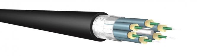 DRAKA LWL Minibreakoutkabel I-V(ZN)H 4G50/125 OM3 Stecker+Spleißmontage (Inhalt 1 Stück)