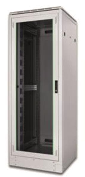 Netzwerkverteiler 42HE 2x19 A1942U88Z HBT2122x800x800 m.Sockel RAL7035 zerlegb