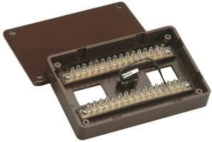 ABUS Aufputz-Lötverteiler 32- VT4100B polig braun VdS-C