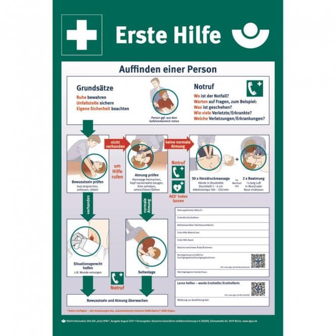 HEIN 27287 Erste Hilfe HEIN_27287 Aushang PS 395x575mm