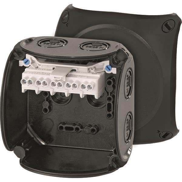 Hensel Kabelabzweigkasten KF 0404 B 1,5-4qmm 6qmm 1ph. 5pol. schwarz