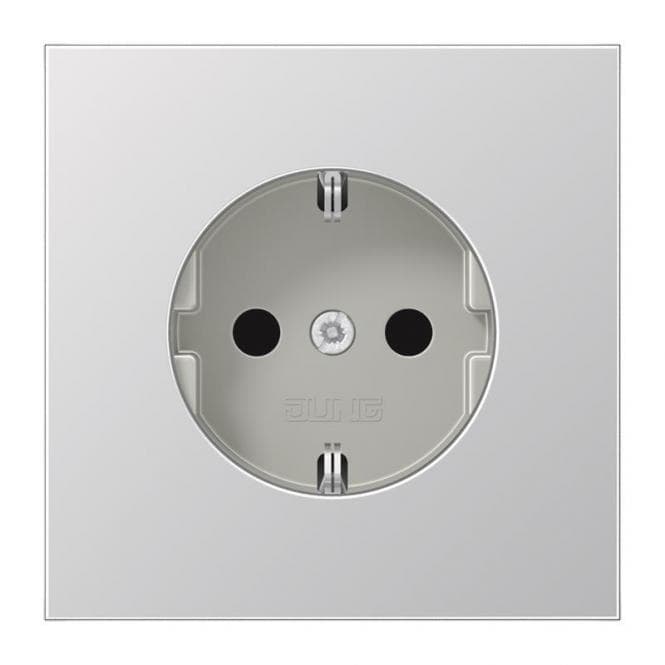 JG SCHUKO Steckdose AL1520 Aluminium