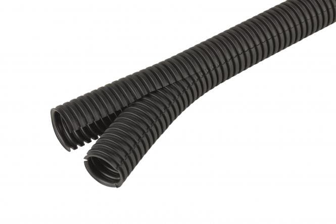 Fränkische Co-flex-PP NW 100 10m-Ring schwarz Ku-Wellrohr geschlitzt 37010000 (Inhalt 10 Stück)
