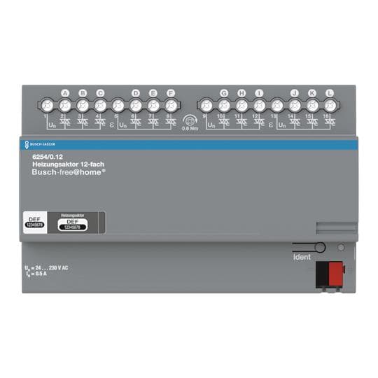 BJ Heizungsaktor 12-fach REG 6254/0.12 Busch-free@home