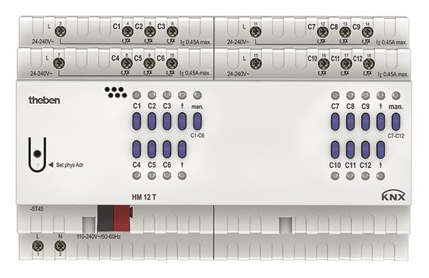 THEB KNX Heizungsaktor HM 12 T KNX 12-fach
