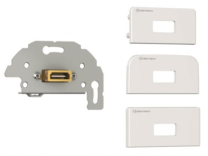 KIND Konnect design click ws 7456000561 HDMI auf 19Pin Blende 1/2 Kabelpeitsche