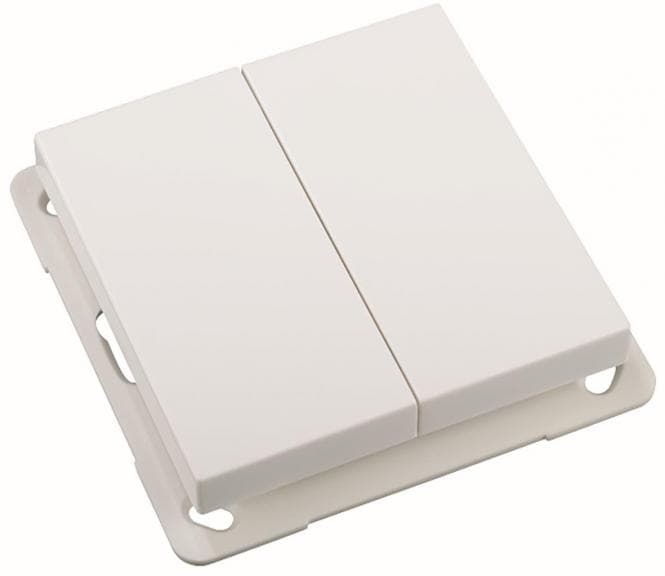 ELDAT 2 Tasten Ein/Aus RTS35-ACC-01-02P weiß f.Wandtaster RTS35