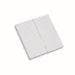 ELDAT 2 Tasten Ein/Aus RTS35-ACC-01-07P elfenbeinweiss für Wandtaster RTS35