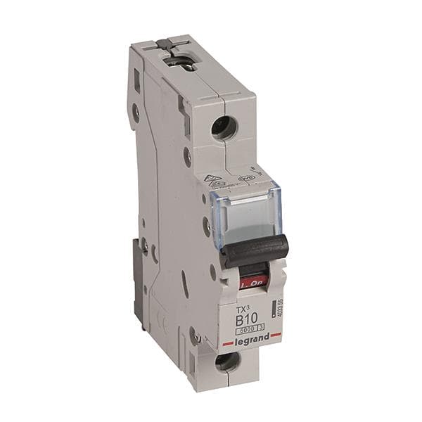 Legrand 403355 TX3 LS-Schalter B 10A 1-polig 6kA 230/400VAC 1TE