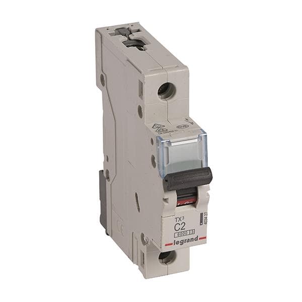 Legrand 403427 TX3 LS-Schalter C 2A 1-polig 6kA 230/400VAC 1TE