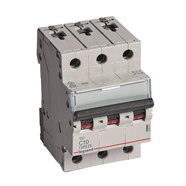 Legrand 403543 TX3 LS-Schalter C 10A 3-polig 6kA 400VAC 3TE