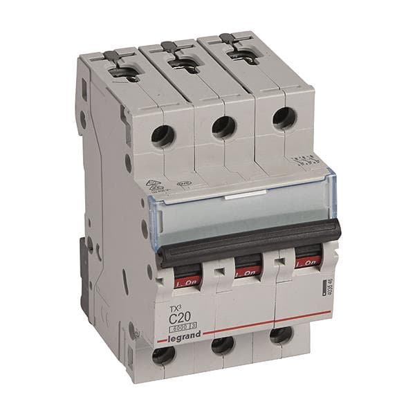 Legrand 403546 TX3 LS-Schalter C 20A 3-polig 6kA 400VAC 3TE