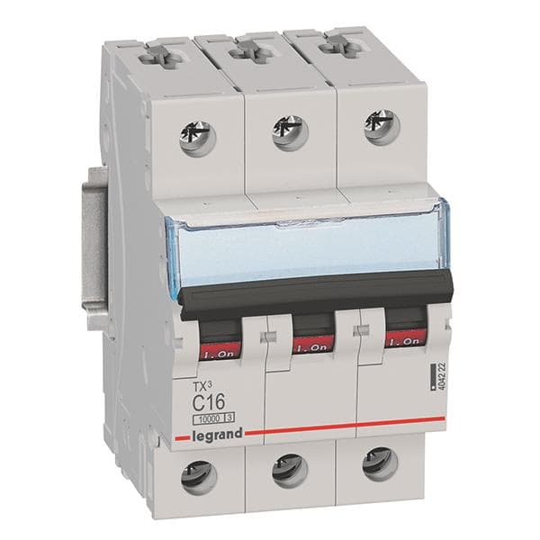 Legrand 404222 TX3 LS-Schalter C 16A 3-polig 10kA 400VAC 3TE
