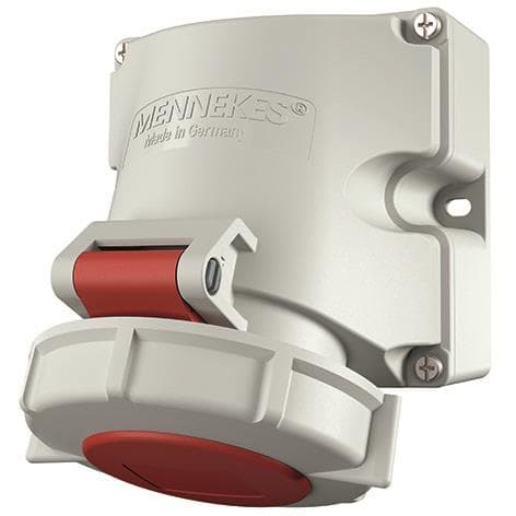 Mennekes Wanddose 16A5P 6H 400V 9142 CEE Aufbau-Steckdose IP67