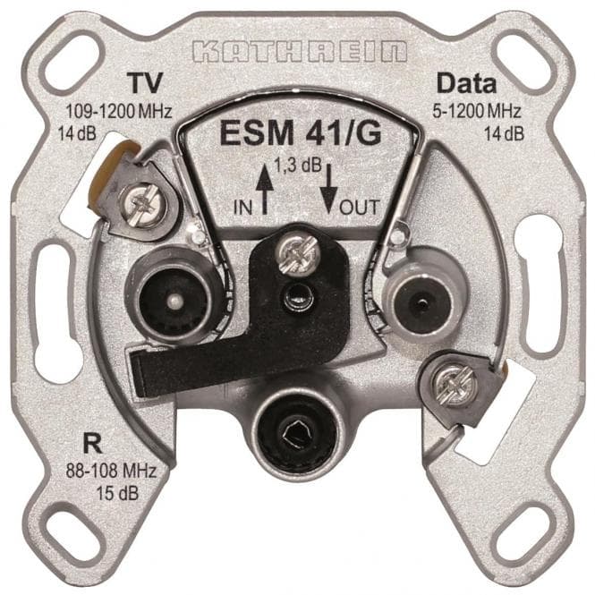 KATH Modem-Durchschleifdose ESM 41/G 3fach selektiv 14dB/15dB