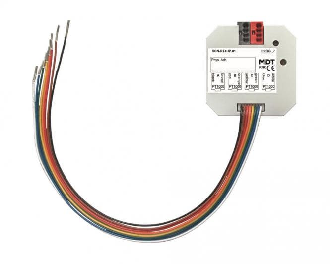 MDT SCN-RT4UP.01 Temperaturregler 4fach UP f.PT1000 Sensoren