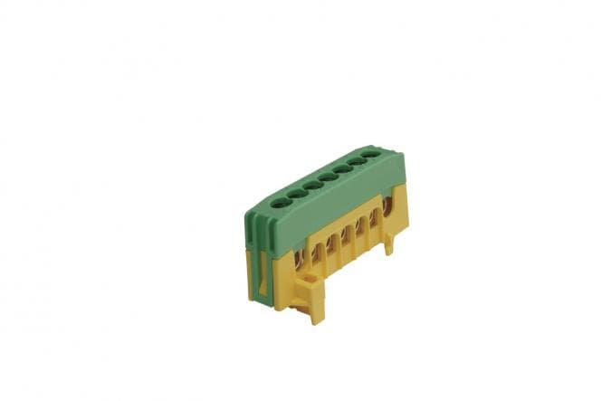 Pollmann Verteilerklemme PE7-F2 grün Schutzleiterklemme 7x16mm² 2020267