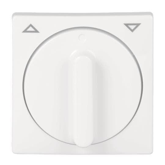BJ balance SI Abdeckung 2542 DR-914 für Jalousie-Drehgriff alpinweiß