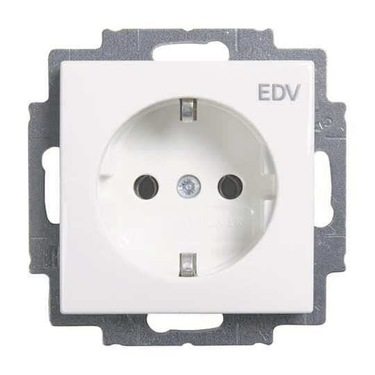 BJ balance SI Schuko Kombi 20 EUC/DV-914 mit Aufdruck EDV alpinweiß