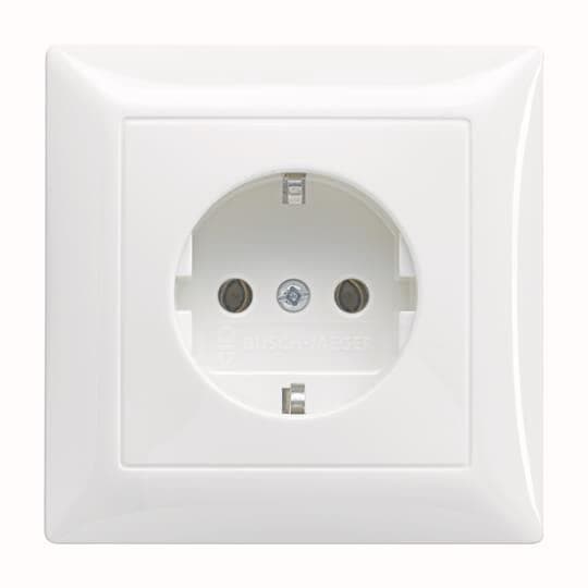 BJ balance SI Schuko Voll 20EUJ-914 alpinweiß