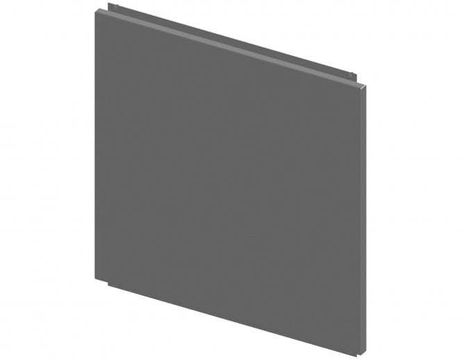 ENOC Rückwand f.6HE W3 BS-W3 6-S Wandschrankserie schwarz 57471