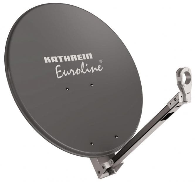 KATH Offset-Parabol-Spiegel KEA 750/G 75cm Alurefl. Metall-Rückenteil graphit