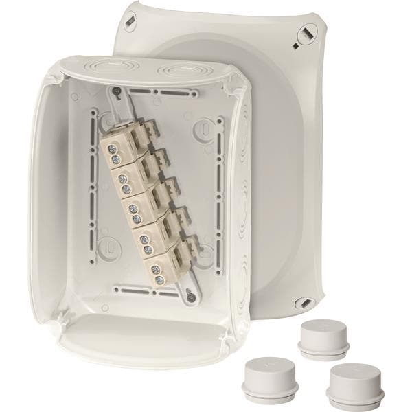 Hensel Kabelabzweigkasten DK 1610 G 2,5-10qmm 3ph, 16qmm 1ph, 5pol. Klemme