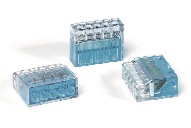 Hellermann HCPM-5-PC-BU/CL Verbindungs- klemme 5polig blau 148-90039 (Inhalt 75 Stück)
