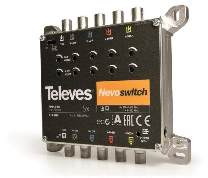 Televes 5-fach Verstärker MS510VGQ 5-15dB f.NEVO