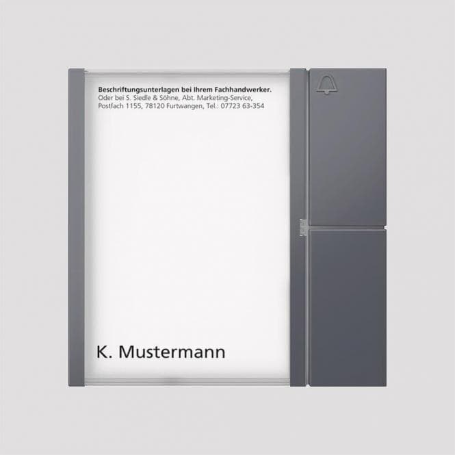 Siedle TM 612 1 AG Tasten TM 612-1 AG Modul Anthrazitgrau