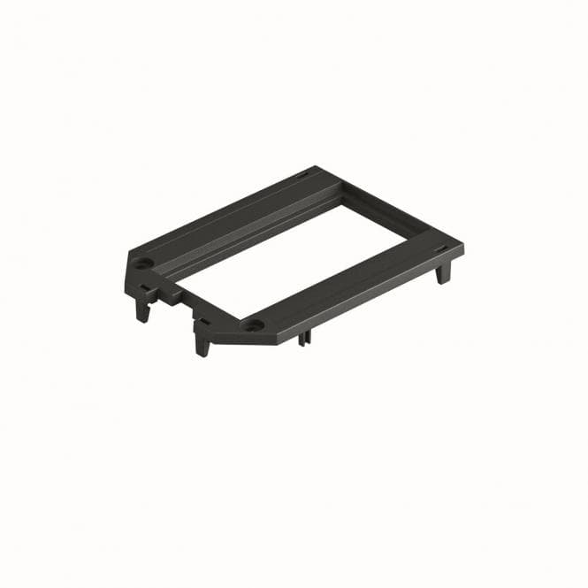 OBO UT34 P2 Abdeckplatte f.UT3 u.UT4 2 Modul45 104x76x4 PA gsw RAL9011 7408773