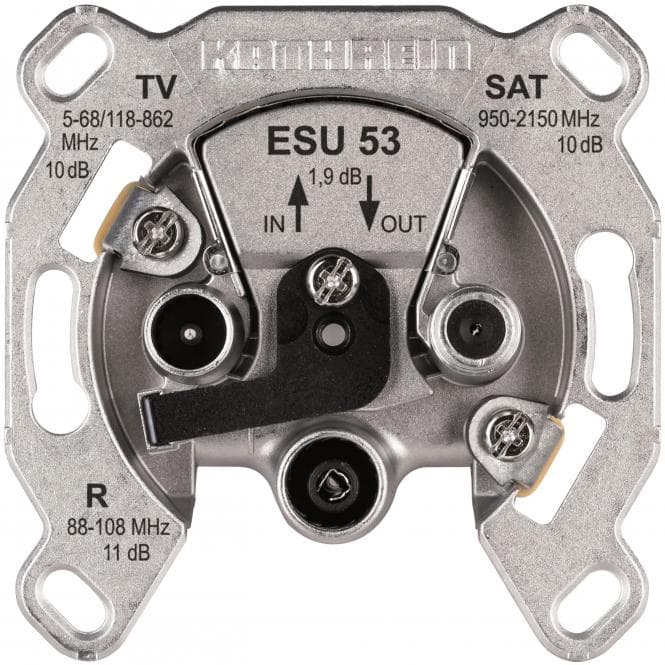 KATH Durchschleif-Einkabeldose ESU 53 10dB programmierbar
