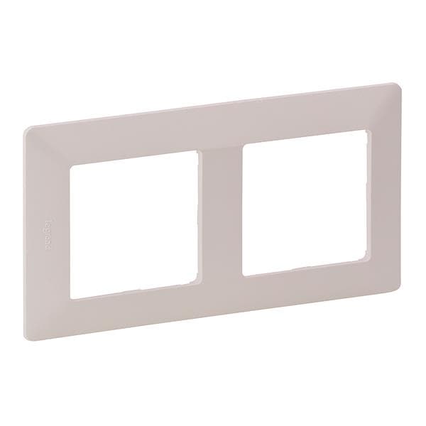 Legrand 754002 Rahmen 2-fach Valena Life ultraweiß Thermoplast