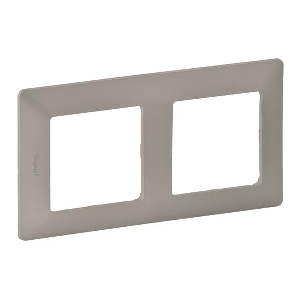 Legrand 754132 Rahmen 2-fach Valena Life Aluminium Thermoplast