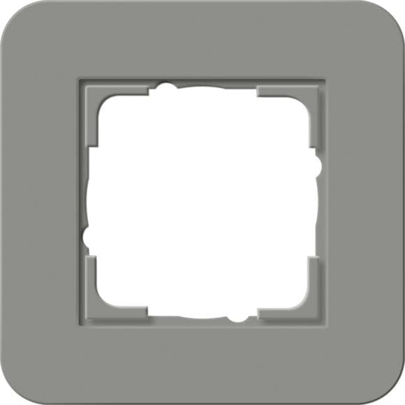 GIRA 0211423 Abdeckrahmen 1fach E3 Dunkelgrau/Anthrazit Soft-Touch