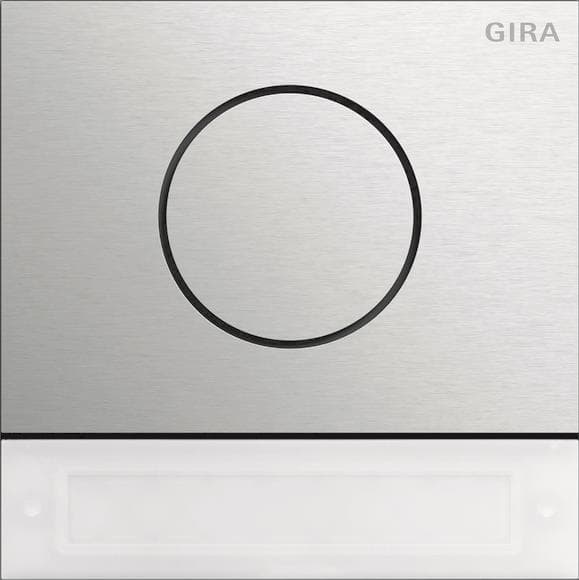 GIRA 5569920 Türstationsmodul IBN-Taste System 106 Edelstahl