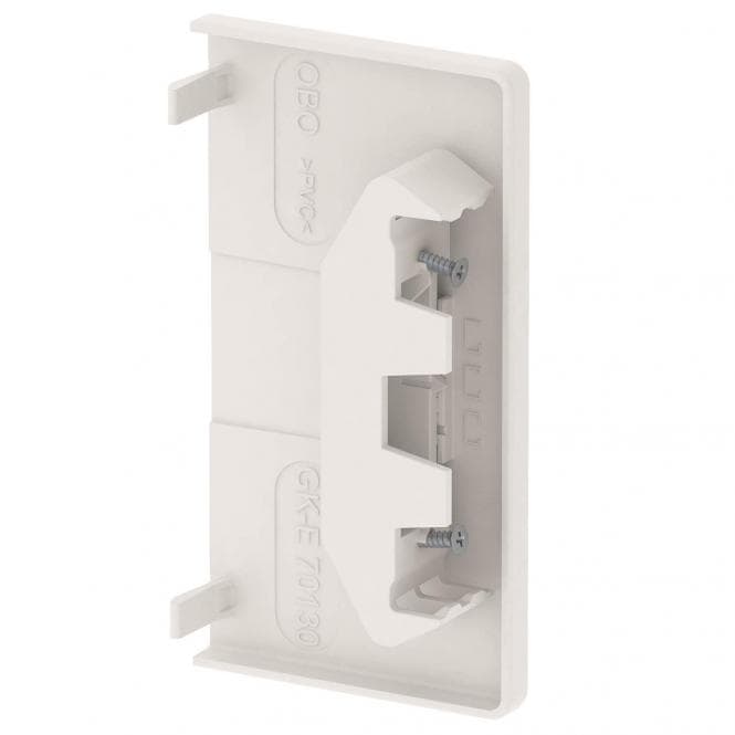 OBO GKH-E70130RW Endstück halogenfrei 70x130 PC/ABS reinweiß RAL9010 6114280