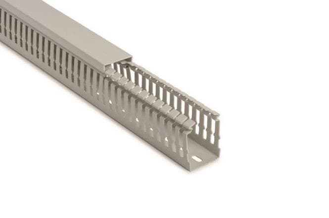 Hellermann HTWD-HF-40x60-PC/ABS-GY Verdrahtungskanal hfr grau 183-24060 (Inhalt 2 Stück)