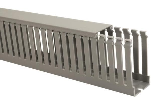 Hellermann HTWD-PD-37.5x75-PVC-GY Verdrahtungskanal grau 185-43775 (Inhalt 40 Stück)