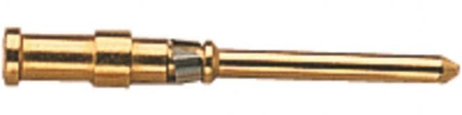 HART Han D M Crimpkontakt 09152006123 Stecker 0,5qmm Au/HMC 09152006123 (Inhalt 100 Stück)