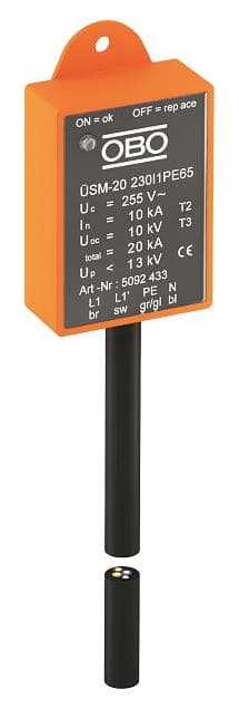 OBO ÜSM-20-230I1P+PE ÜSSmodul f.LED-Leuchten m.1 Phase 230V 5092431