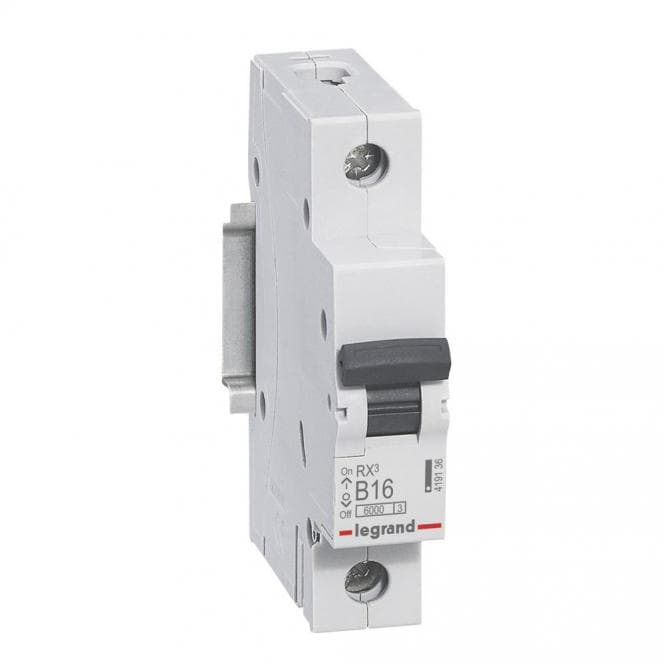 Legrand 419136 RX3 LS-Schalter B 16A 1-polig 6kA 230/400VAC 1TE