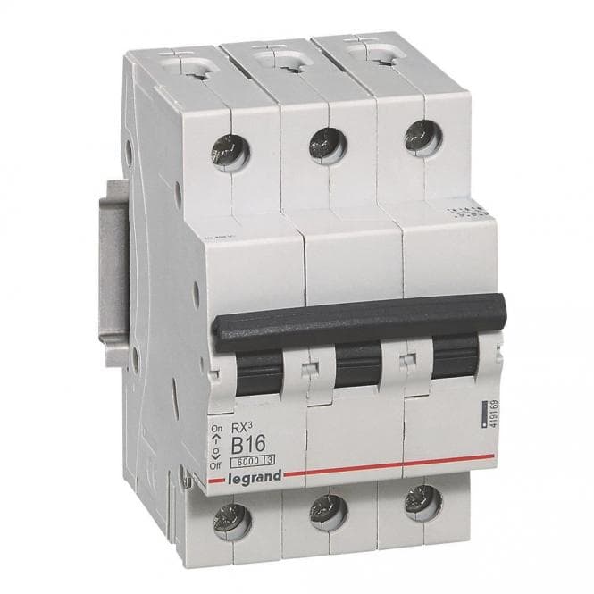 Legrand 419169 RX3 LS-Schalter B 16A 3-polig 6kA 400VAC 3TE